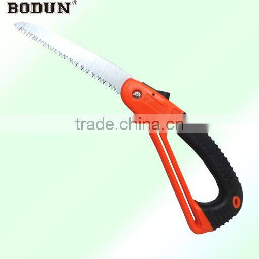 B9007 Most popular red with black rubber handle folding saw&pruning saw&hand saw
