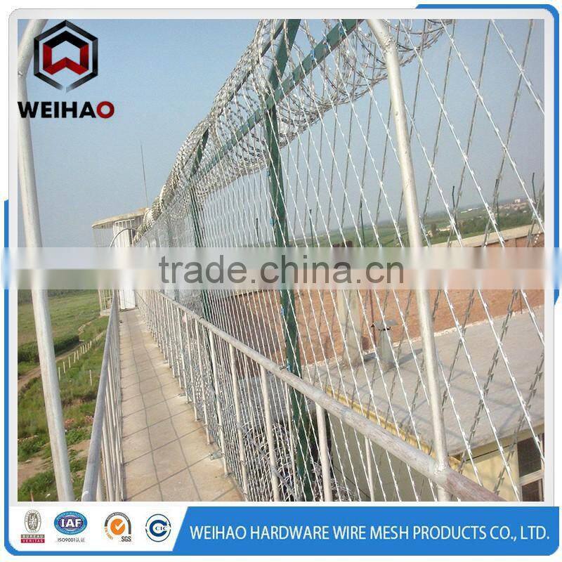 galvanized concertina stainless steel razor barbed wire blade wire fence