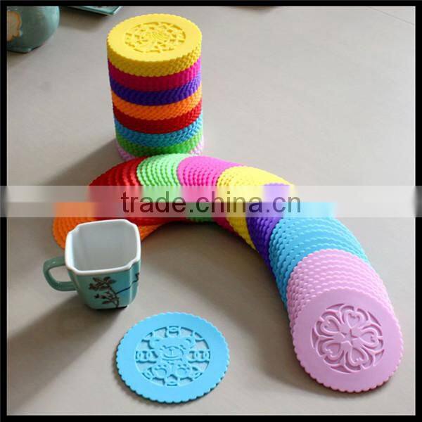 Kitchen Heat-resistant Silicone Cup Mats Provided By Disney Audited Factory