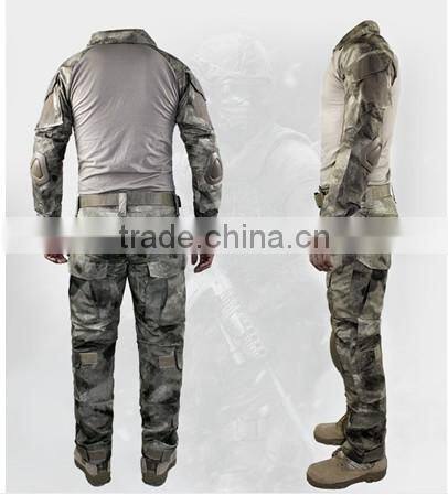 Men's Military Camo Close-fitting Tactical Combat Suit