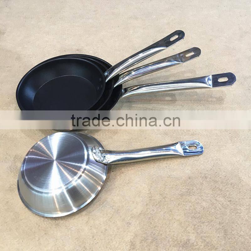 Cooking Pan Non Stick stainless Carbon Steel No Coating pots