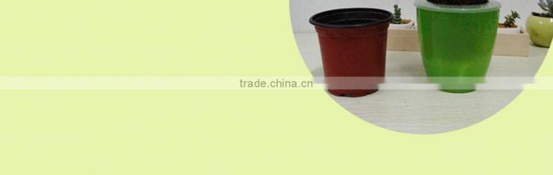 cheap colorful self watering flower pot