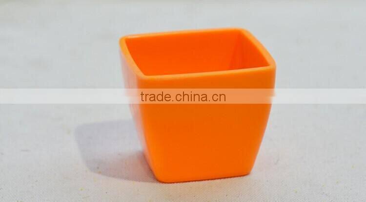 square office table plastic flower pot