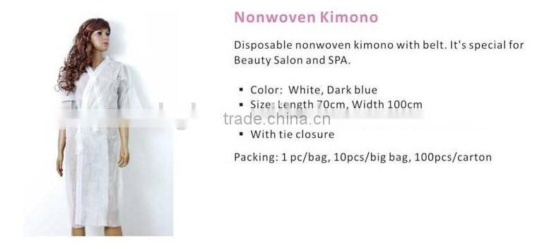 disposable surgical non-woven kimono