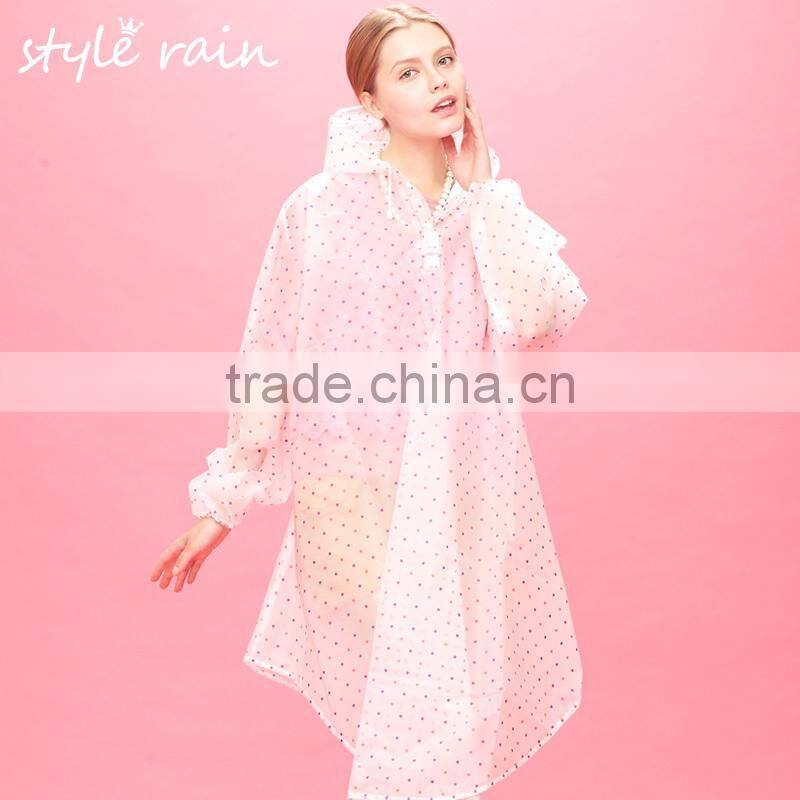Funky Sex Ladies Raincoats, Cute TPU Material Raincoats for Juniors in stock
