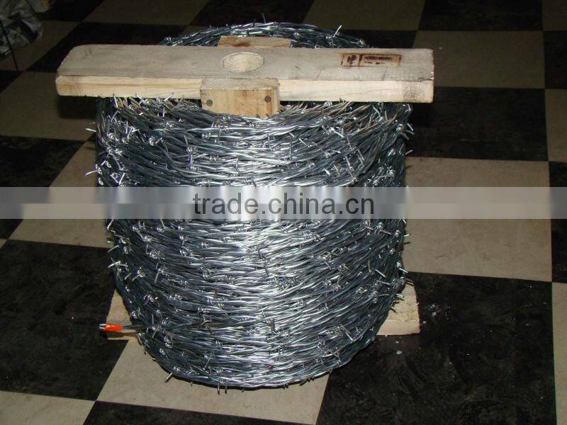 High strength heavy duty galvanized barbed wire
