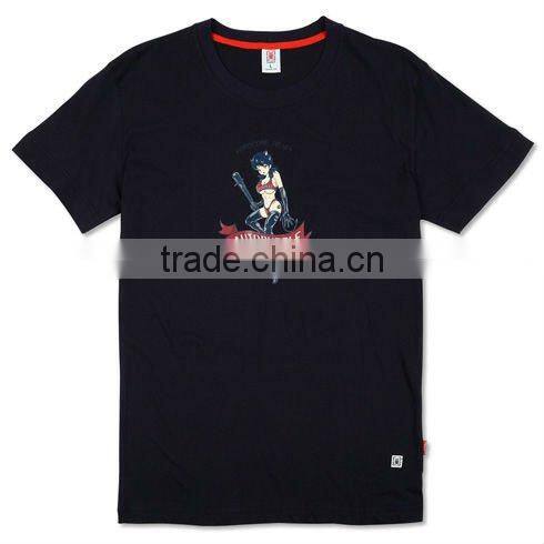 round neck t shirts with screen printing