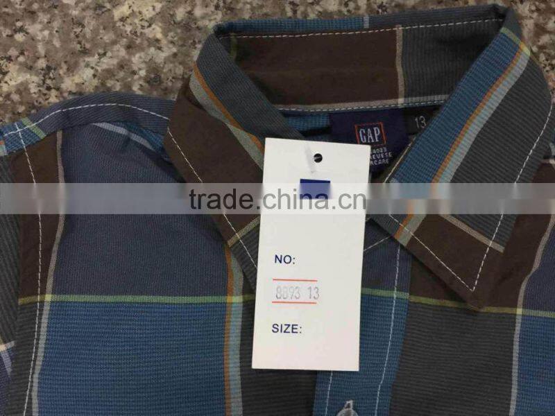 GZY baby boy shirt stripe mixed mixed cheap African cheap stock wholesale guangzhou 6 to 16 years long and short sleeve 2017