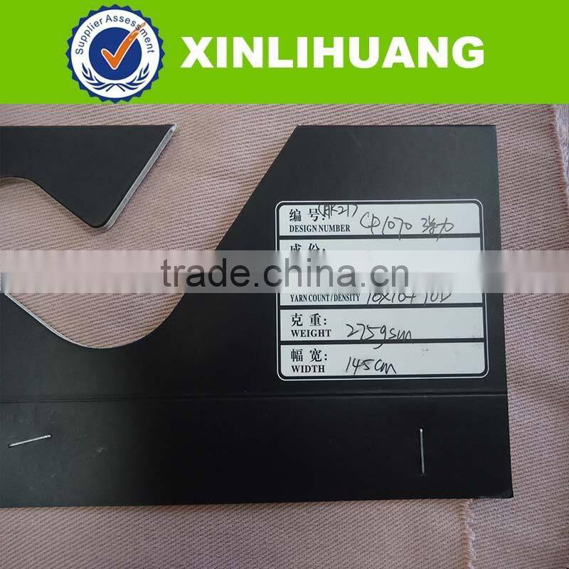 2015 textiles waxed cotton spandex fabric 10*10+70D