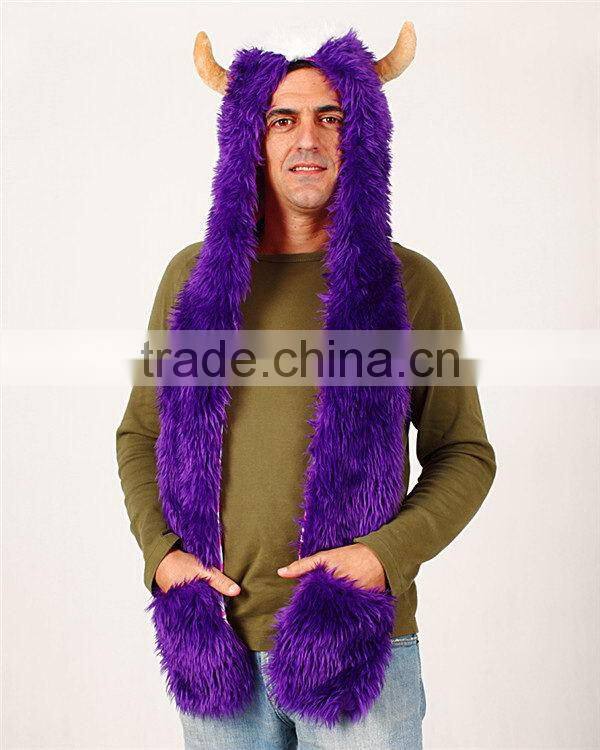 New style classical carniva dog pattern animal hood hat