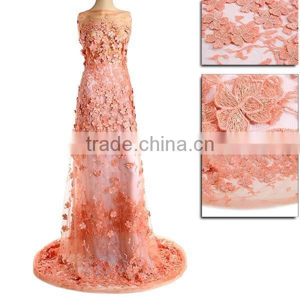 Charming Wedding Dress Soft French Net Lace FL1333-2