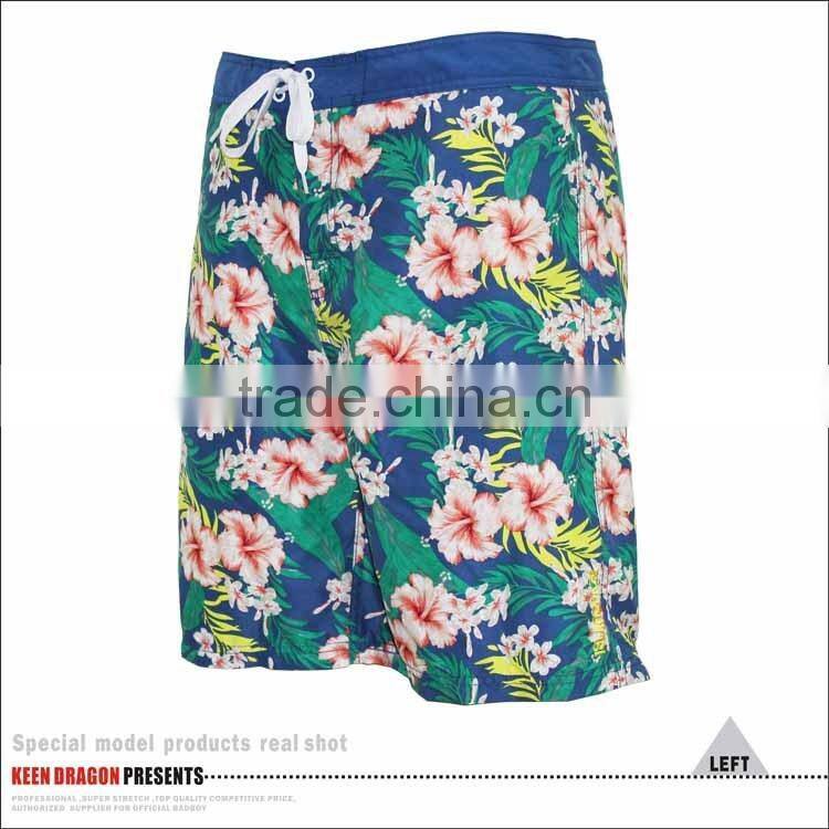 Hot New Products for 2016 Floral Fashion Sublimation Nylon Quick Dry Shorts