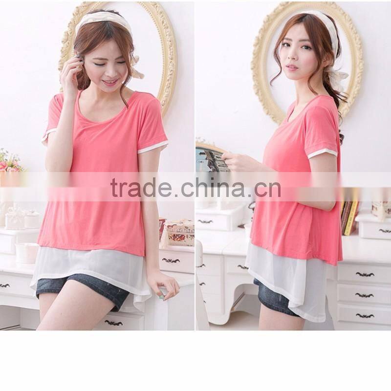 2017 Summer Modal Soft Maternity Tops Breastfeeding clothes Women Pregnant clothes
