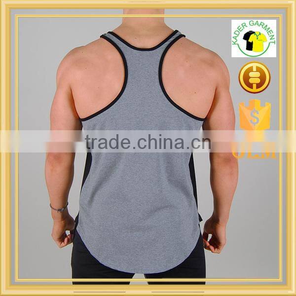 Custom stringer vests, Bodybuilding singlet, Y-back mens gym singlet