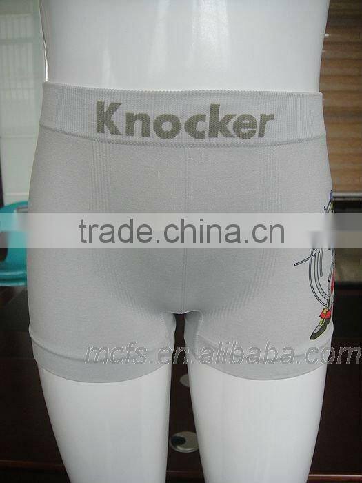 Grey boys underwear panties cheap seamless kid's underwear boxer shorts