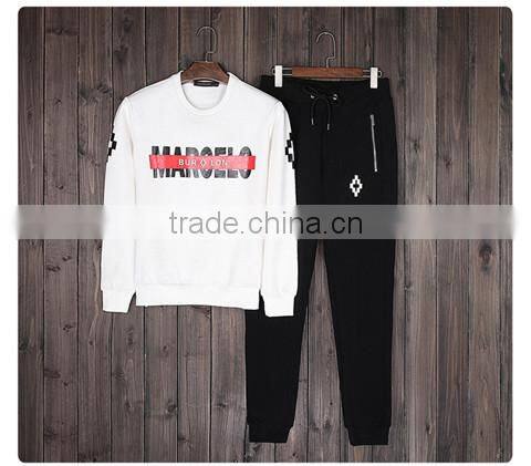 2016 new design clothes without hooded pullover sets