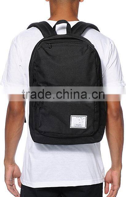 All Black 20L Backpack black polyester and nylon backpack