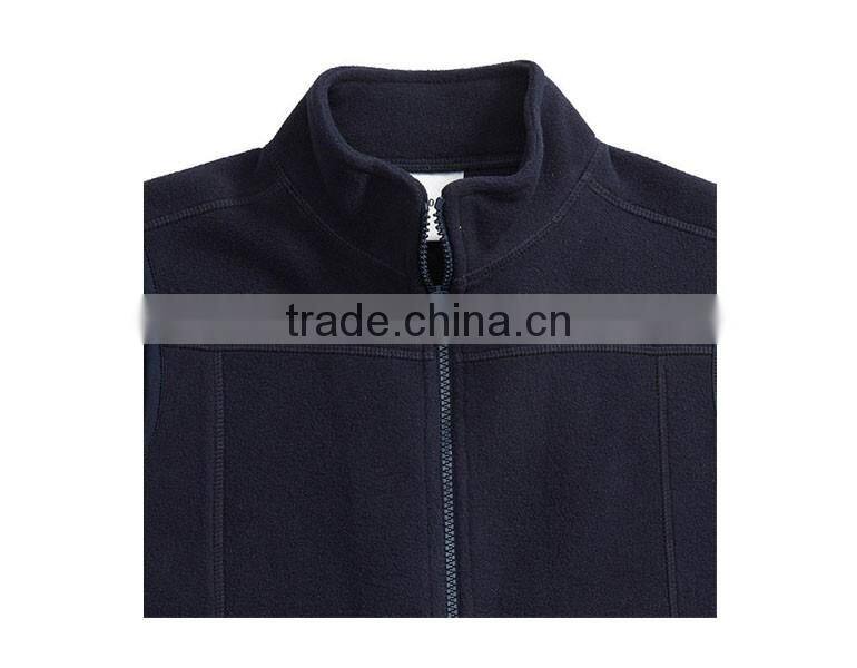 Unisex varisty Polar Fleece Vest - Navy Blue