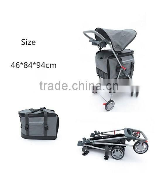 High Quality Pet Stroller Foldable Pet Trolley Foldable pet trolley/trolley pet carrier/dog strollers pet trolley