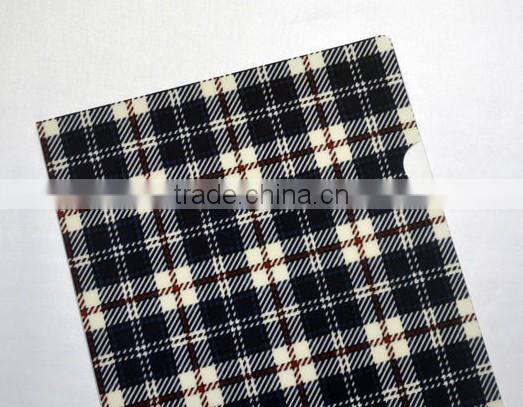 Hot sales promotional gifts Factory manufacture 100% non-toxic L shape a4 plastic pp folder