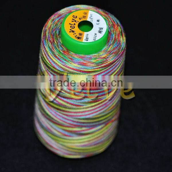 40S 100% Cotton Embroidery Thread Multiple-color Cotton Colorful Embroidery Thread