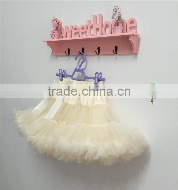MOQ 1PCS cream skirts,girls ivory tutus