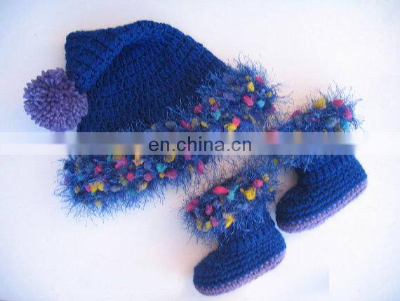 Knitted Christmas Hat Promotion santa claus hat children and adult Father Christmas hat