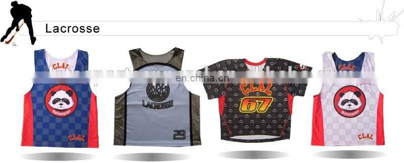 custom mock up jersey sublimated box lacrosse top shirt