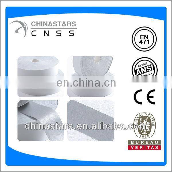 silver elastic reflective fabric