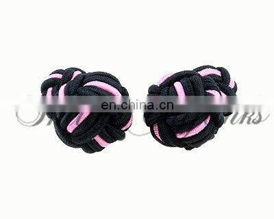 silk knot elastic cuflinks