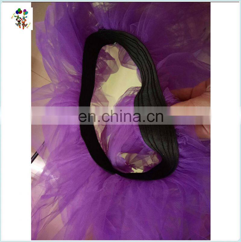 80s 4 Layers Funky Neon Colorful Ruffle Fairy Adult Sexy Tutu Dress HPC-0902