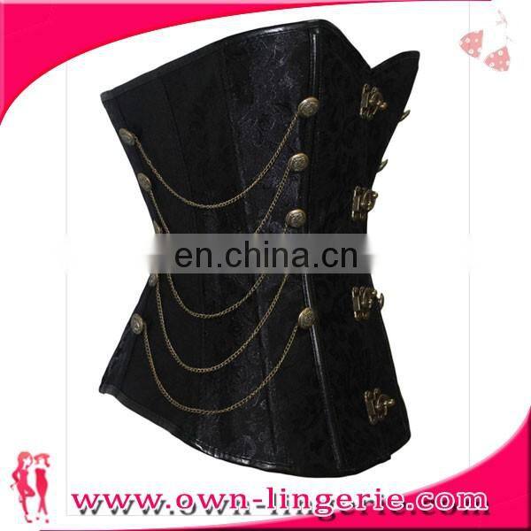 new arrival Steampunk Gothic Corset Overbust embroidery tops corset