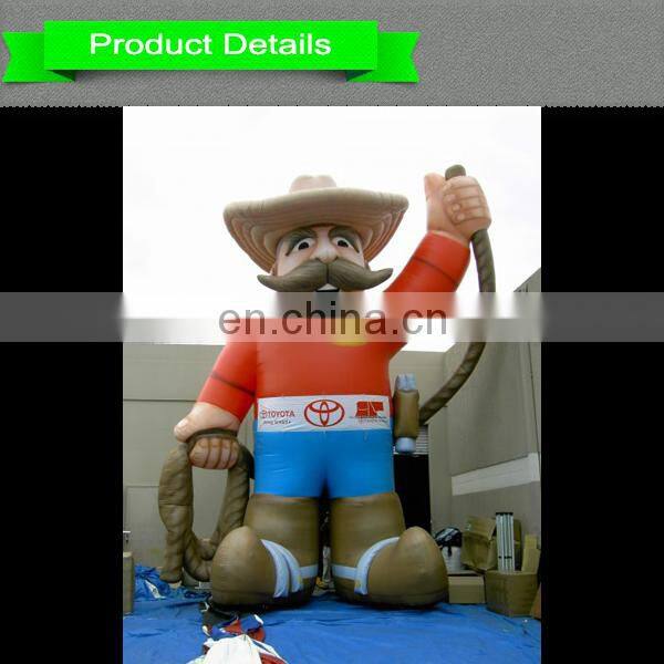 Inflatable cowboy model , giant advertising inflatable cowboy for commeraial event