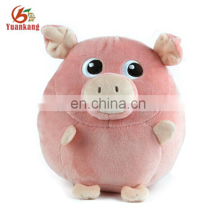 Promotional Stuffed Animal Round Shaped Plush Ball Dog Toy