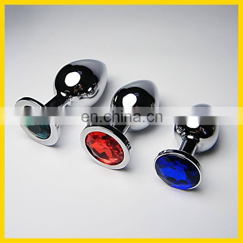 Stainless steel chastity device Stainless steel anal plug