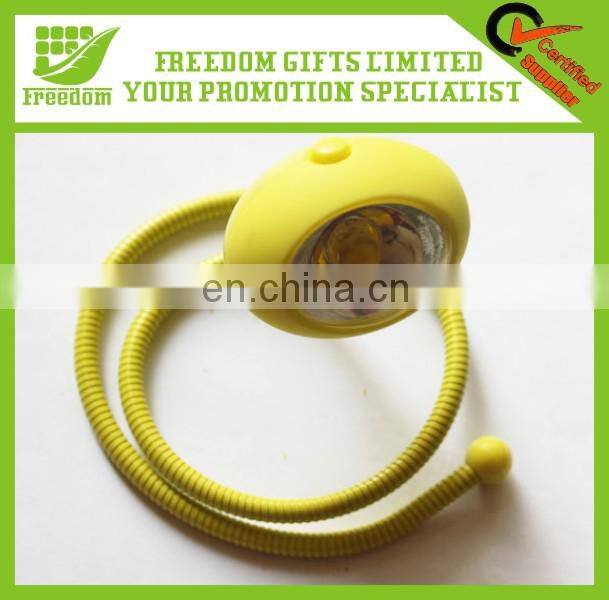 Customized Logo Promotional Flexible Rubber Book Light