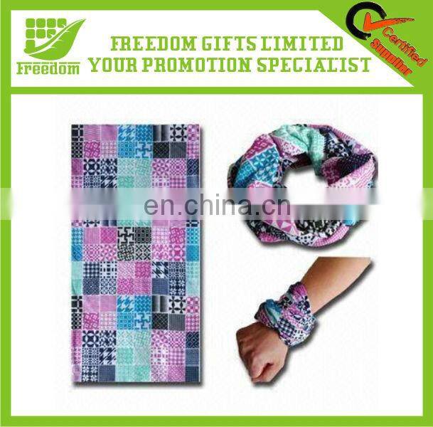 Customized Pattern Promotional Multi Functional Scarf