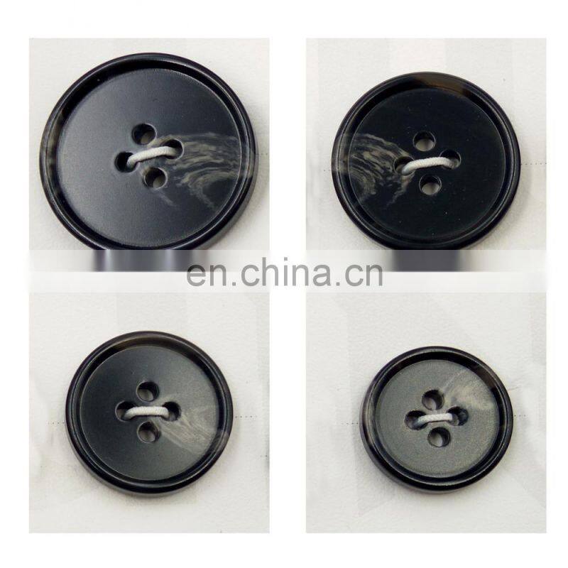 custom clear sewing resin garment plastic buttons on shirts