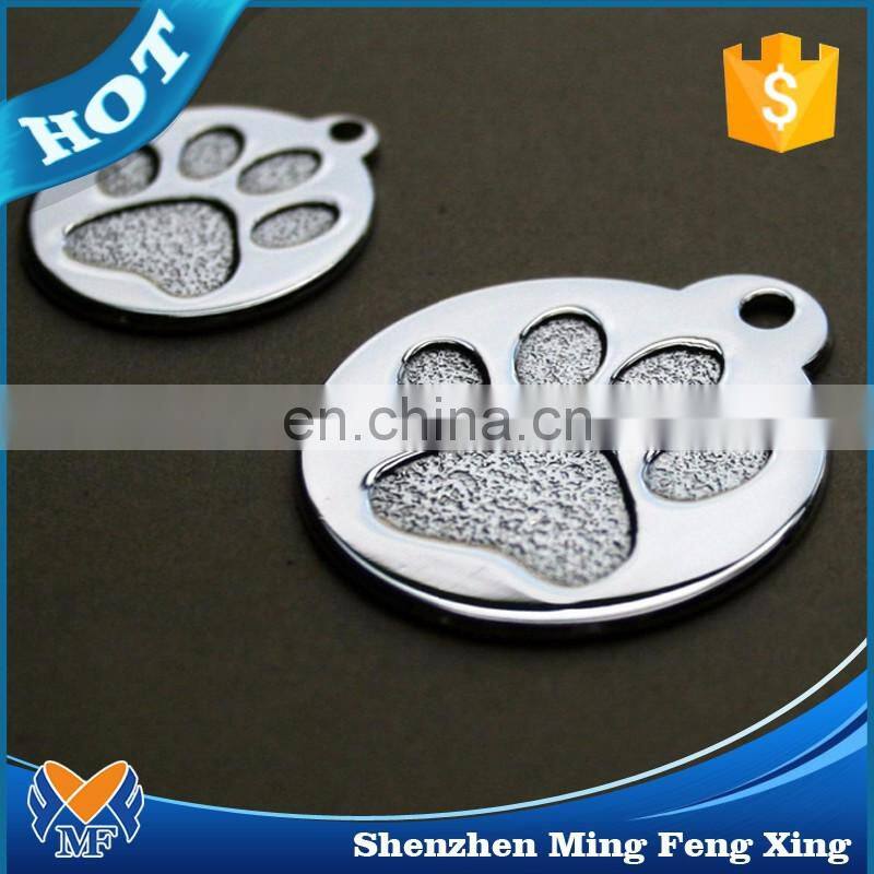 Wholesale color printed cheap metal custom engraved dog tags