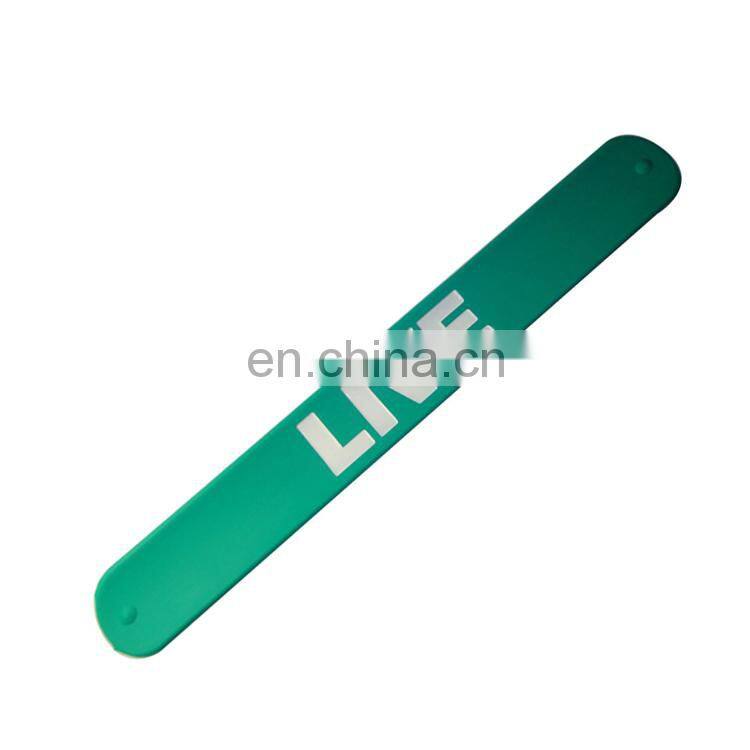 logo photo printable customizing silicone wristbands plain