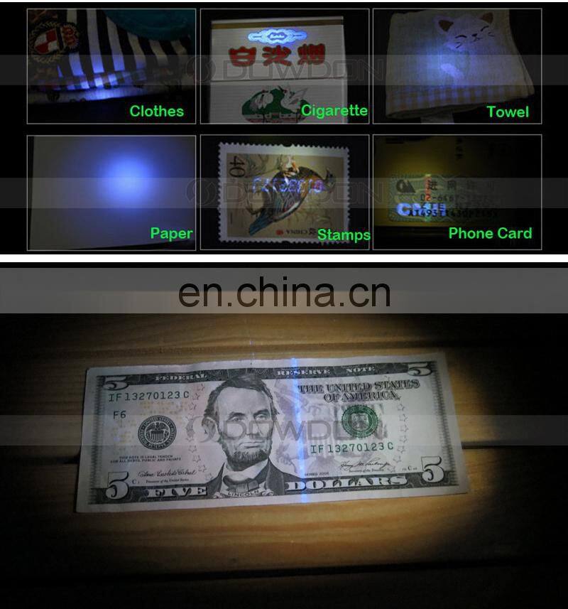 LED Ultraviolet 5W UV 365nm Flashlight Mini Straight UV Flashlight