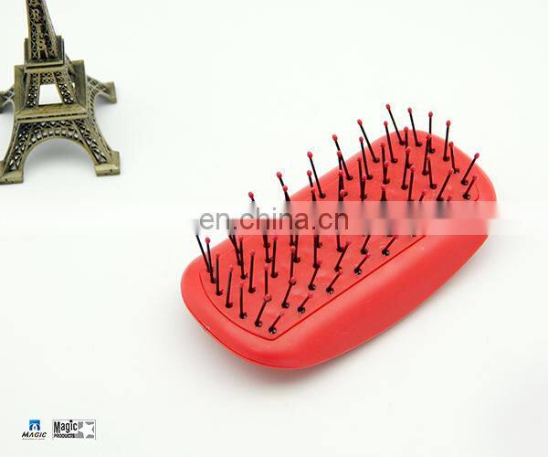 Colorful Comb Pin Brush Plastic Hair Brush