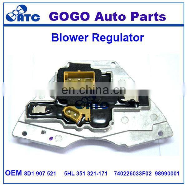 Blower Motor Regulator For Audi A4 Quattro S4 1996-2005 Skoda Superb OEM 8D1907521 5HL351321171 740226033F02 98990001