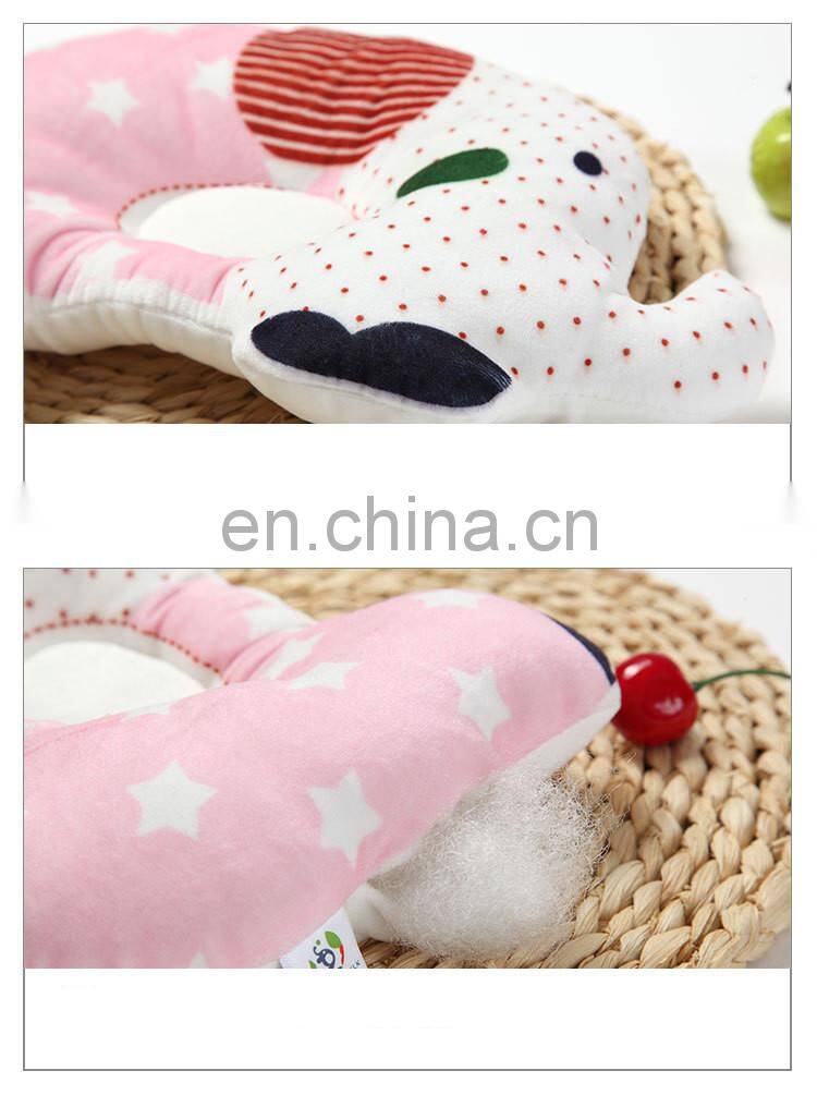 Baby pillow Amazon hot sell Comfortable cotton washed Cotton Sleeping Feather Baby Neck Pillow