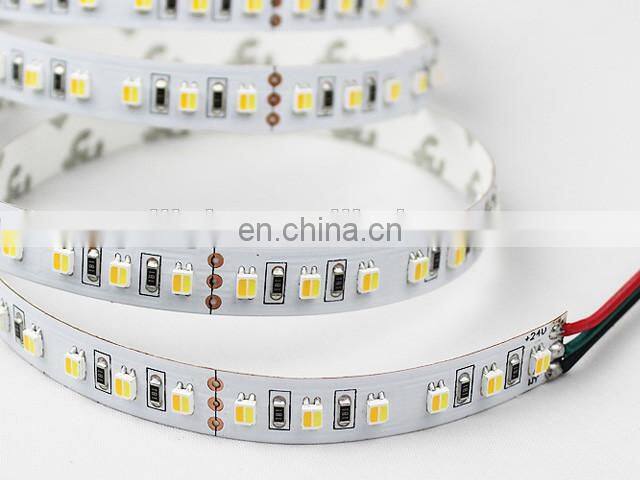 Dual chip SMD5050 led flexible light 120leds/m color temperature adjustable cct 3528 led strip