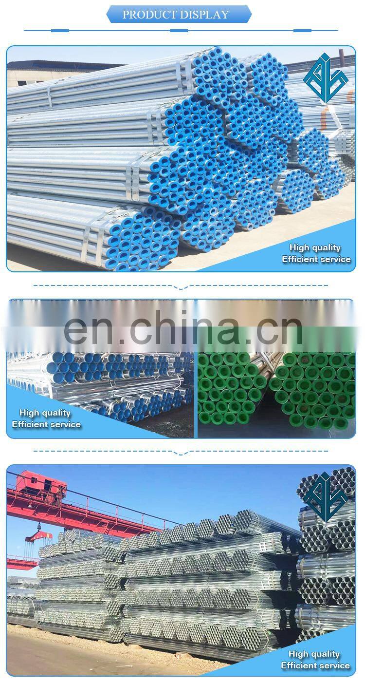Best selling hot dipped galvanized coatings steel pipes and tubes
