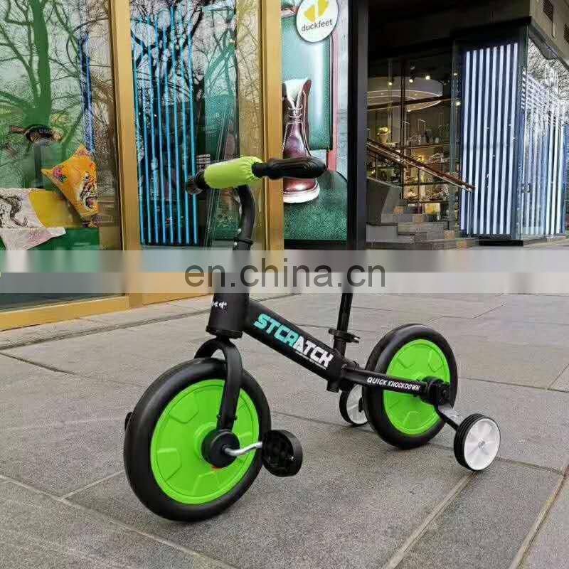 Cheap factory product 2 IN 1 kids steel balance bike children bicycle