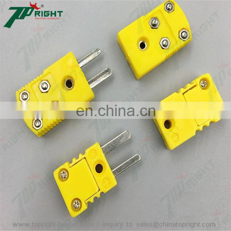 Male and female Type K plug