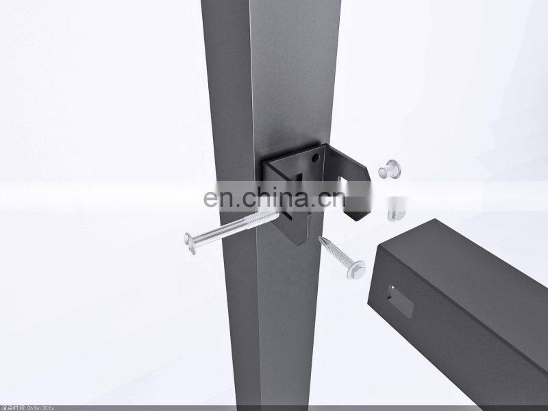 Wholesale outdoor wall fence spearhead top metal fence