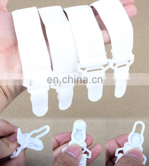4 Pcs Useful Elastic Bed Sheet Clip Fasteners Mattress Cover Blankets Grippers Holder Fixing Slip-Resistant Belt Laundry Product